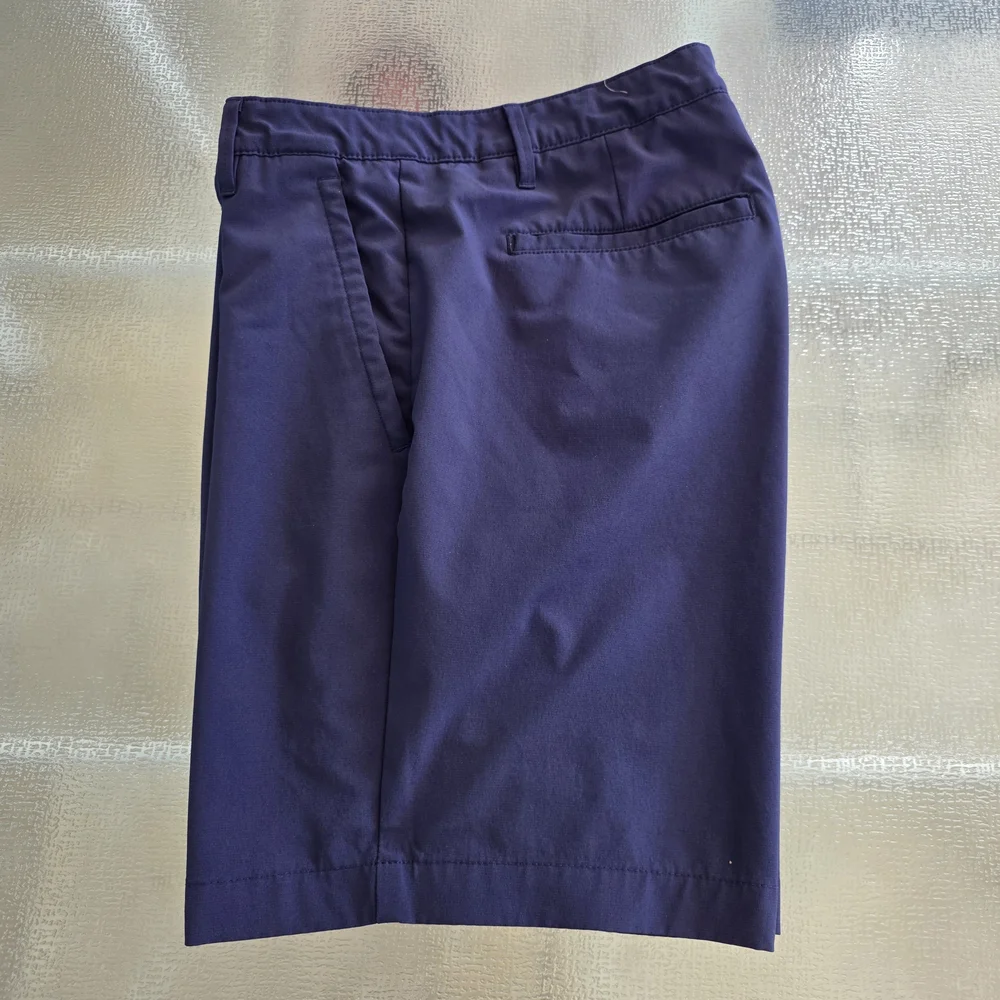 All in Motion Navy Tech Cargo Shorts Outdoor Athleisure Stretch Size 32